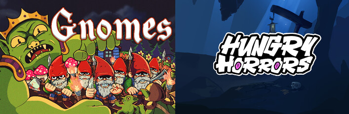 Gnomes + Hungry Horrors