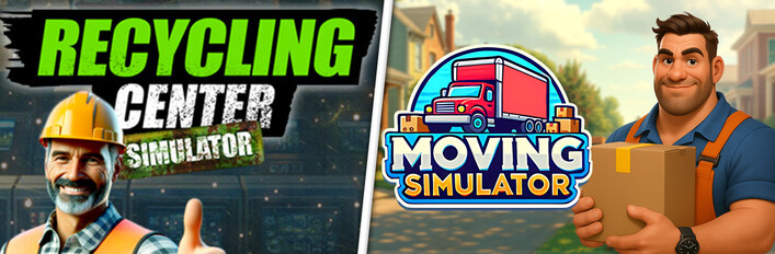 Moving Simulator and Recycling Center Simulator