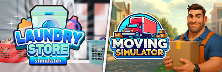 Moving Simulator and Laundry Store Simulator