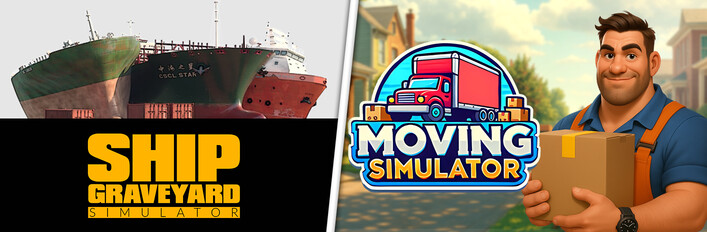 Moving Simulator and Ship Graveyard Simulator