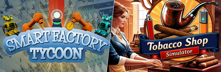 Smart Factory Tycoon - Tobacco Shop Simulator