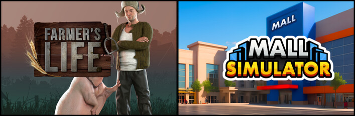 Mall Simulator and Farmer's Life
