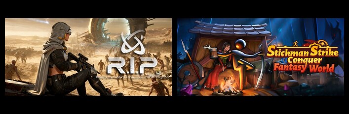R.I.P. - Reincarnation Insurance Program & Stickman Strikes: Conquer Fantasy World