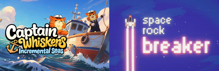 Captain Whiskers: Incremental Seas + Space Rock Breaker