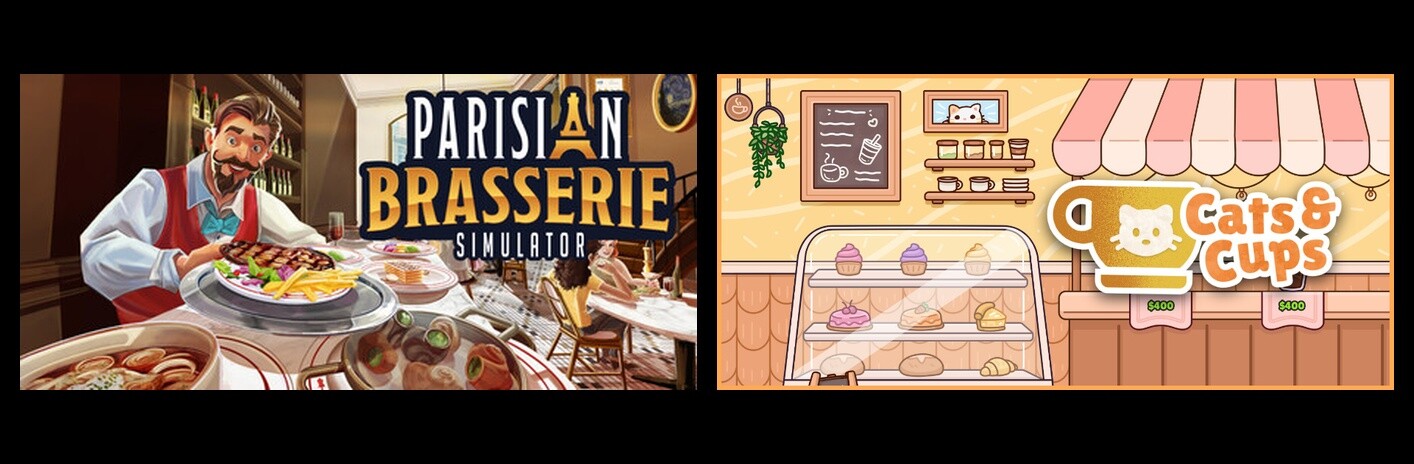 Parisian Brasserie Simulator & Cats & Cups