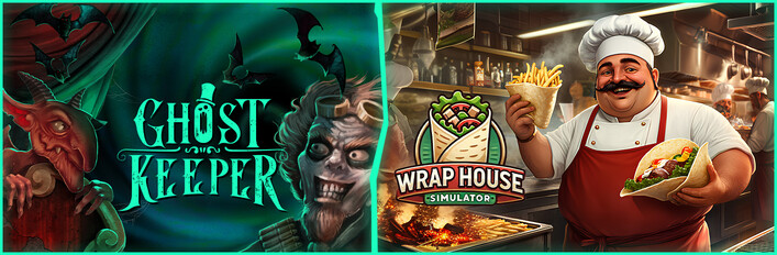 Ghost Keeper and Wrap House Simulator 🌯