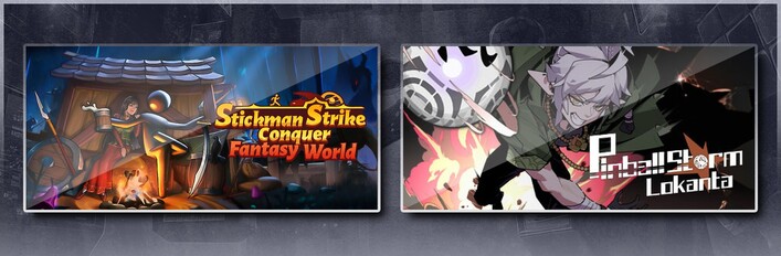 Stickman Strikes: Conquer Fantasy World & Pinball Storm: Lokanta