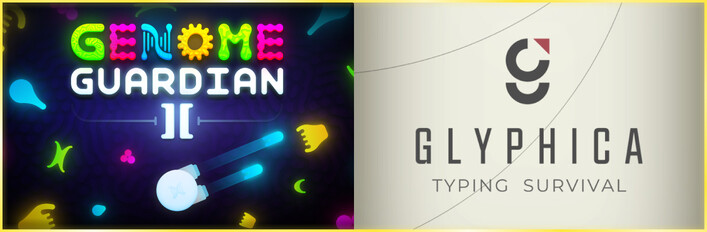 🧬 Genome Guardian 2 × Glyphica: Typing Survival ⌨