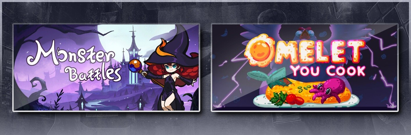 Monster Battles & Omelet You Cook