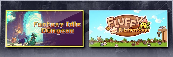 Fantasy Idle Dungeon & Fluffy Kitchen Saga