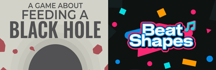 A Game About Feeding A Black Hole x Beat Shapes