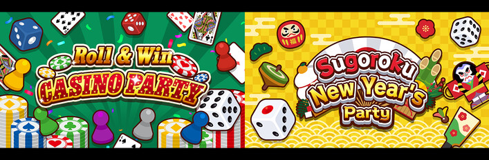 Roll & Win CASINO PARTY + Sugoroku New Year's Party Bundle