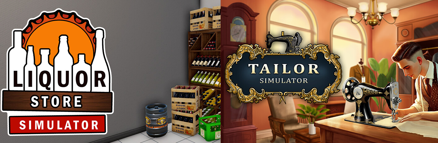Tailor Simulator & Liquor Store Simulator Bundle
