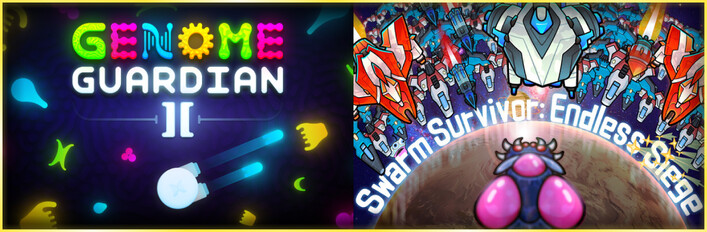 🧬 Genome Guardian 2 × Swarm Survivor: Endless Siege 🕷