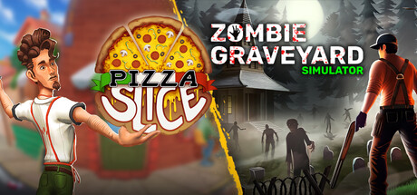 Pizza Slice x Zombie Graveyard Simulator