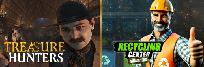 Treasure Hunters x Recycling Center Simulator
