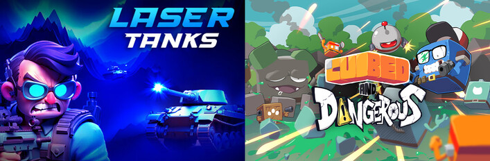 Laser Tanks x Cubed and Dangerous: Fast Paced Action