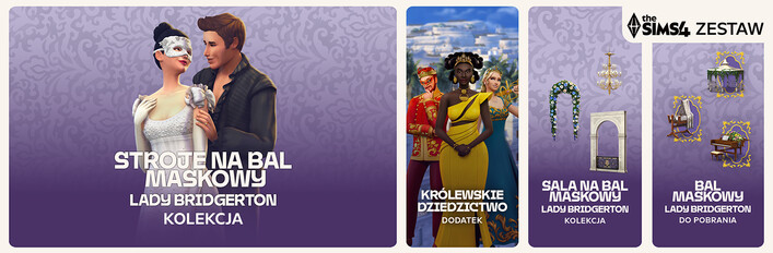 Zestaw The Sims™ 4 Królewski bal maskowy