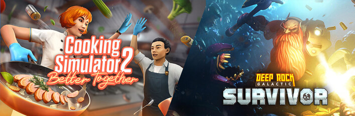 Cooking Simulator 2 x Deep Rock Galactic Survivor