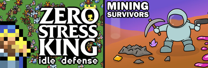 Zero Stress King: Idle Defense x Mining Survivors