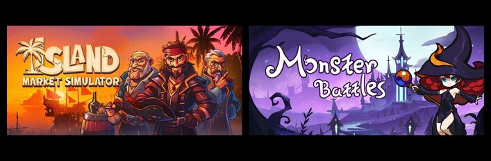 Island Market Simulator & Monster Battles