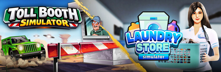 Toll Booth Simulator x Laundry Store Simulator