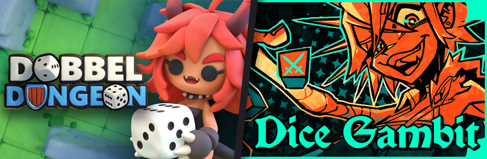 Dobbel Dungeon + Dice Gambit