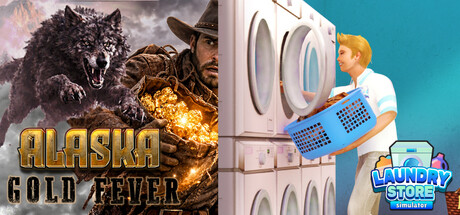 Laundry Store Simulator & Alaska Gold Fever