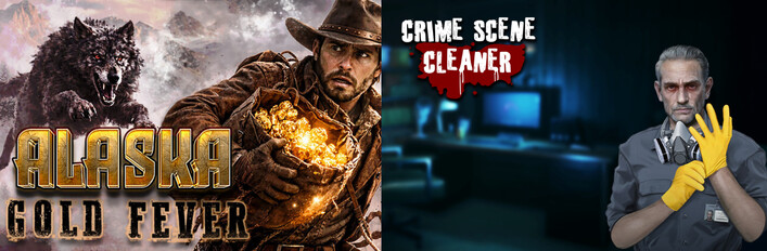 Crime Scene Cleaner & Alaska Gold Fever