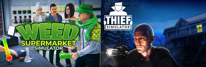 Weed Supermarket Simulator x Thief Simulator