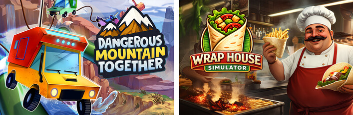 Wrap House Simulator & Dangerous Mountain Together