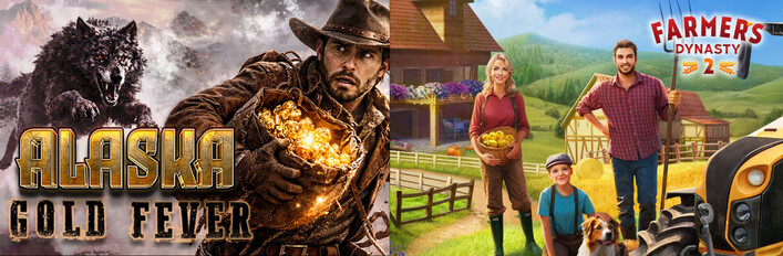 Farmer's Dynasty 2 & Alaska Gold Fever