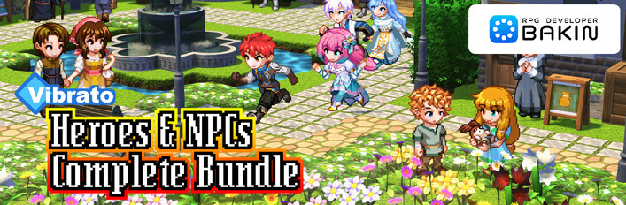 RPG Developer Bakin Vibrato Heroes & NPCs Complete Bundle