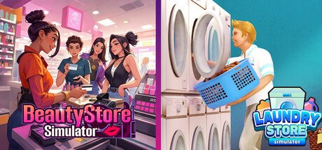 Beauty Store x Laundry Store Simulator