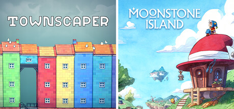 Townscaper + Moonstone Island