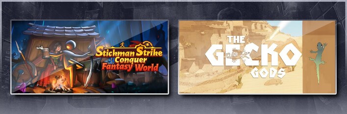 Stickman Strikes: Conquer Fantasy World & Gecko Gods