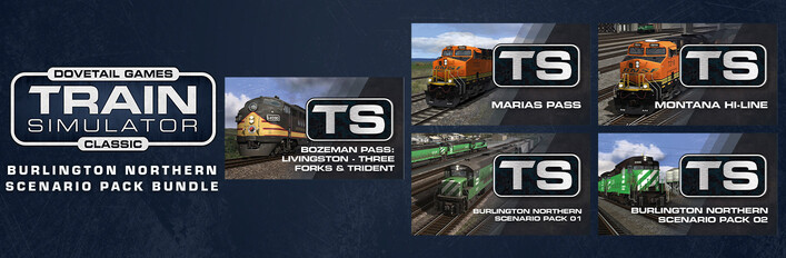 Train Simulator: Burlington Northern Scenario Pack Bundle