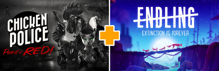 Endling + Chicken Police - Paint it RED!