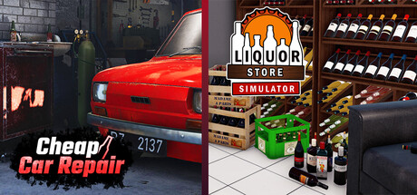 Cheap Car Repair x Liquor Store Simulator