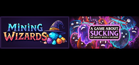 Mining Wizards X A game about sucking (up ghosts with a Vacuum)