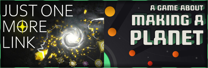 Just One More Link × A Game About Making A Planet