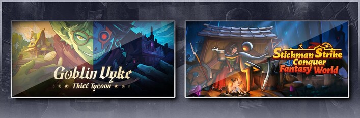 Goblin Vyke: The Thief Tycoon & Stickman Strikes: Conquer Fantasy World