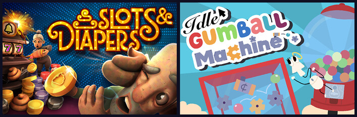 Slots & Diapers + Idle Gumball Machine