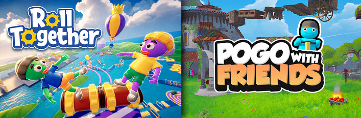 Roll Together + Pogo With Friends