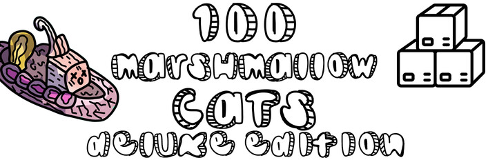 100 Marshmallow Cats Deluxe Edition