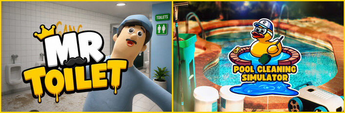 Mr Toilet x Pool Cleaning Simulator