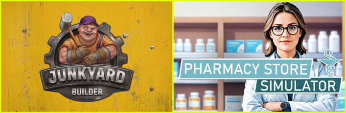 Pharmacy Store Simulator x Junkyard Builder