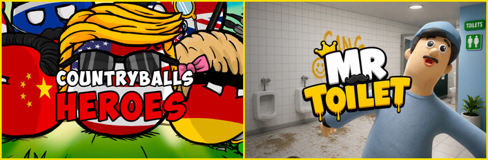 CountryBalls Heroes x Mr Toilet