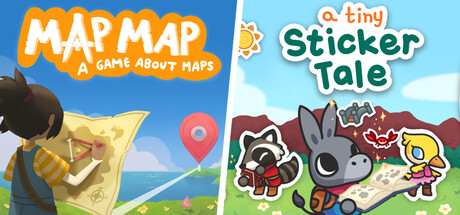 A Tiny Sticker Tale + Map Map