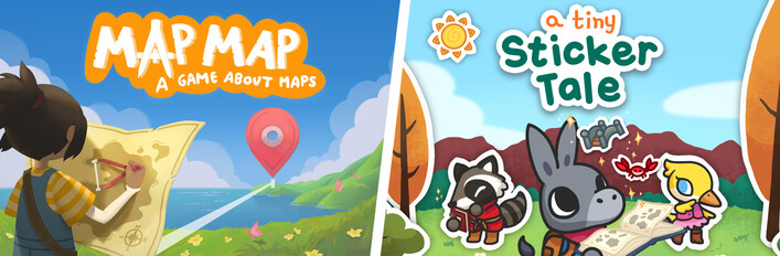 A Tiny Sticker Tale + Map Map